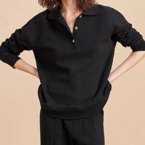 La Ligne French Terry Polo Long Sleeve